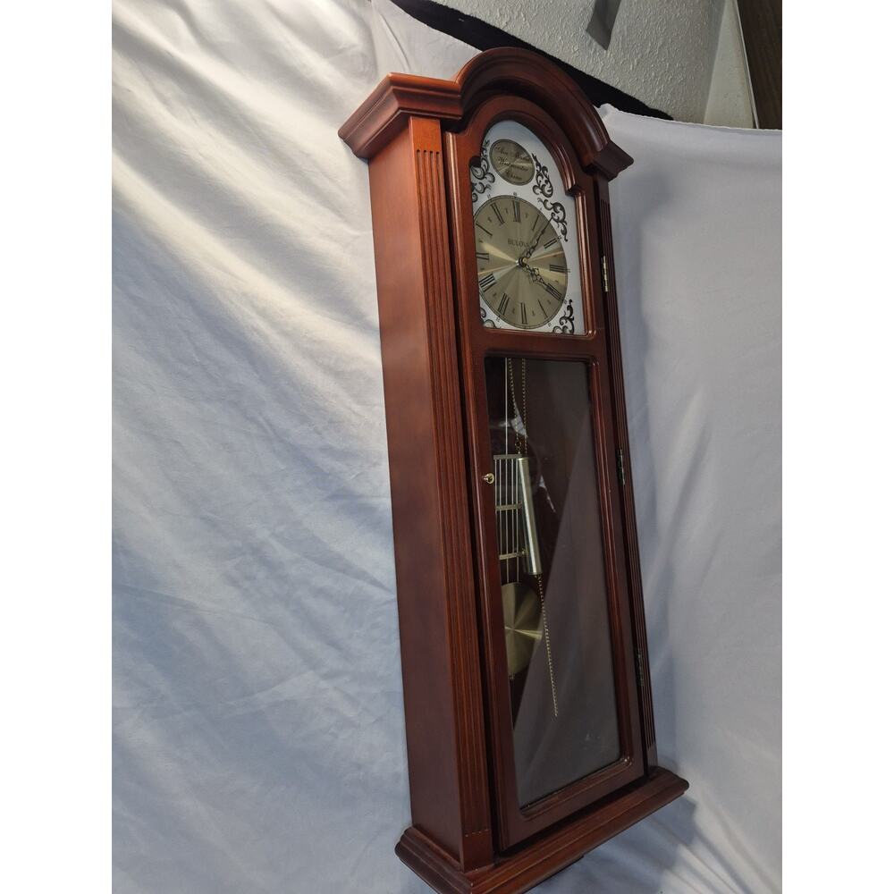 Bulova Westminster Ave Maria Chime Wall Clock Beautiful Clock That Keeps Time - Picture 8 of 16